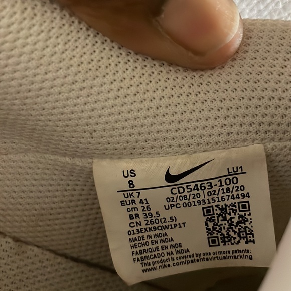 Nike Court Vision, men size 8 - Picture 5 of 5